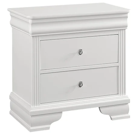 Louis Philippe Night Stand - 2 Drawers